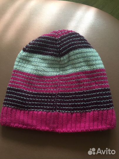 Шапочка на девочку 100 wool