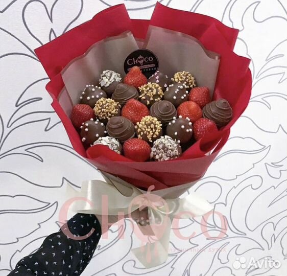 Подарок маме,девушке. клубника в шоколаде