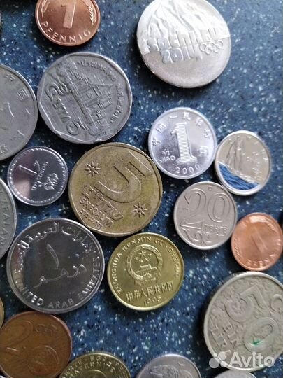 Коллекция монет мира 50 шт