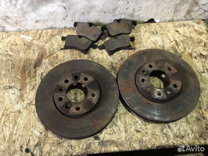 Тормозные диски колодки комплект opel astra H