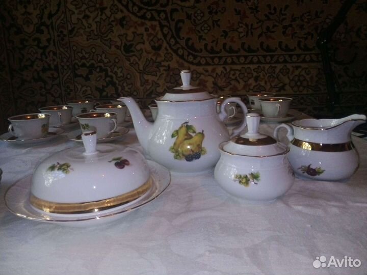 Сервиз чайный Thun 1931 г раритет антиквариат