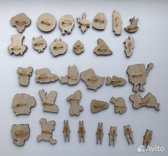 Значки из фанеры