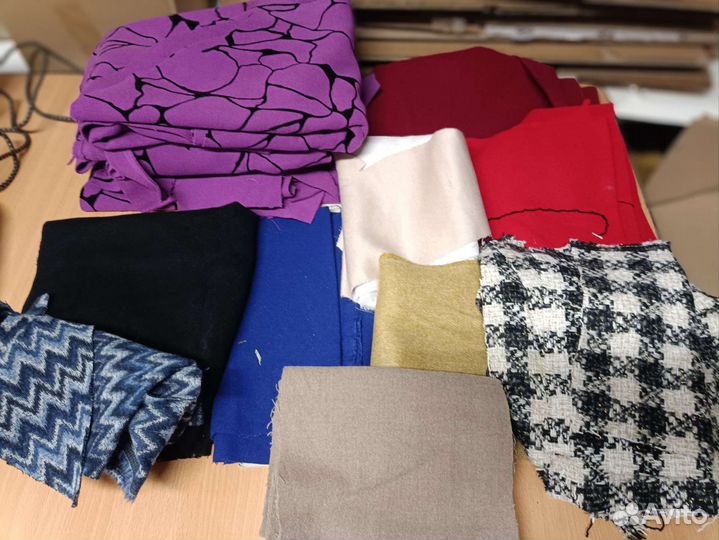 Кусочки ткани