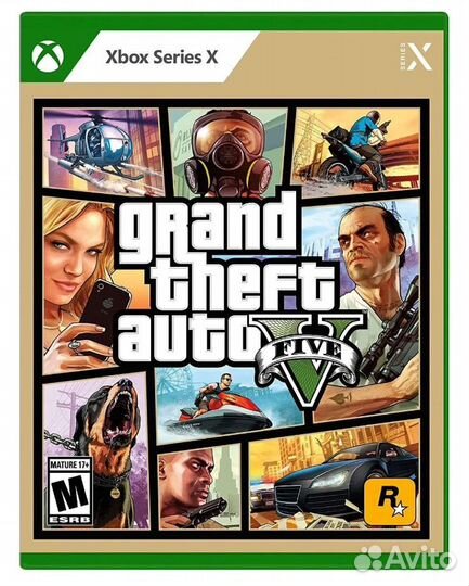 Диск с игрой Microsoft Grand Theft Auto V Xbox