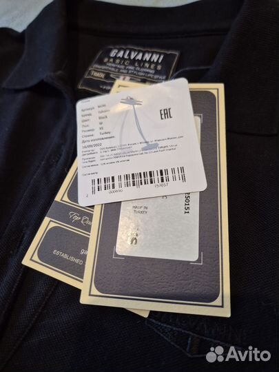 Платье Поло чёрное xs