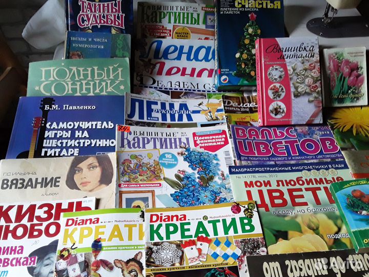 Журналы и книги для творчества (вышив,вязан.поделк