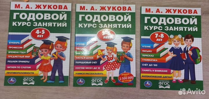 Новые книги М. А. Жукова Годовой курс занятий