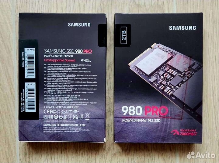 Ssd m2 samsung 980 pro 2tb (оригинал)