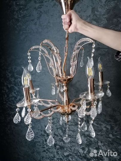 Люстра потолочная бу