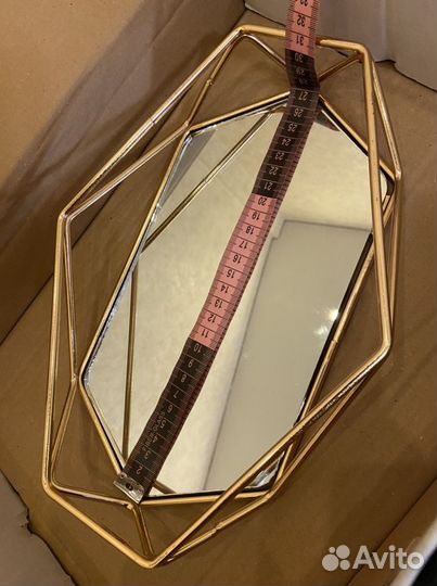 Зеркальный декоративный поднос