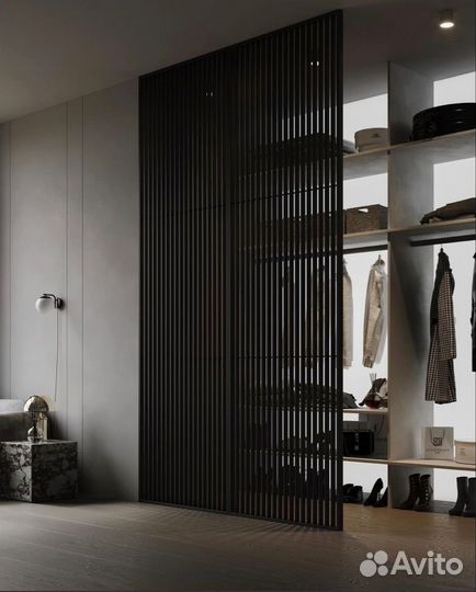 Реечные двери-купе под ключ от производителя