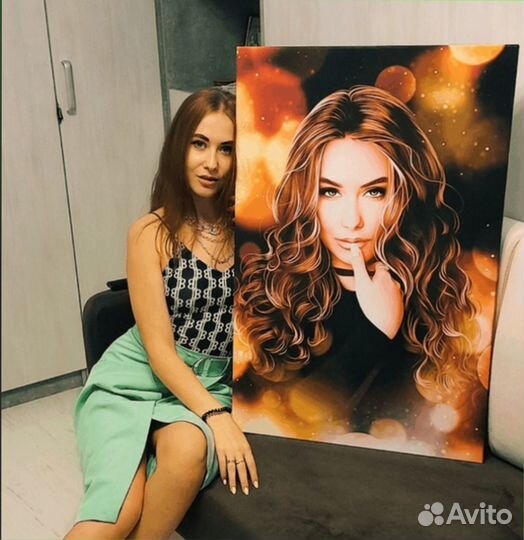 Портрет на холсте 60х80