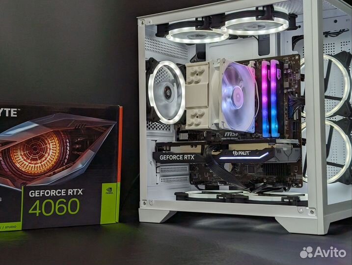 Игровой пк Ryzen 5600 / RTX 4060 /16gb/1tb SSD