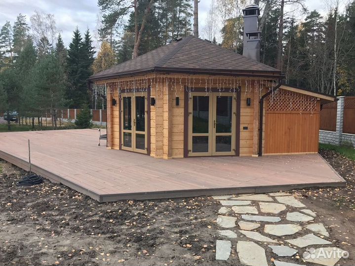 Террасная доска дпк / Террасная доска из дпк