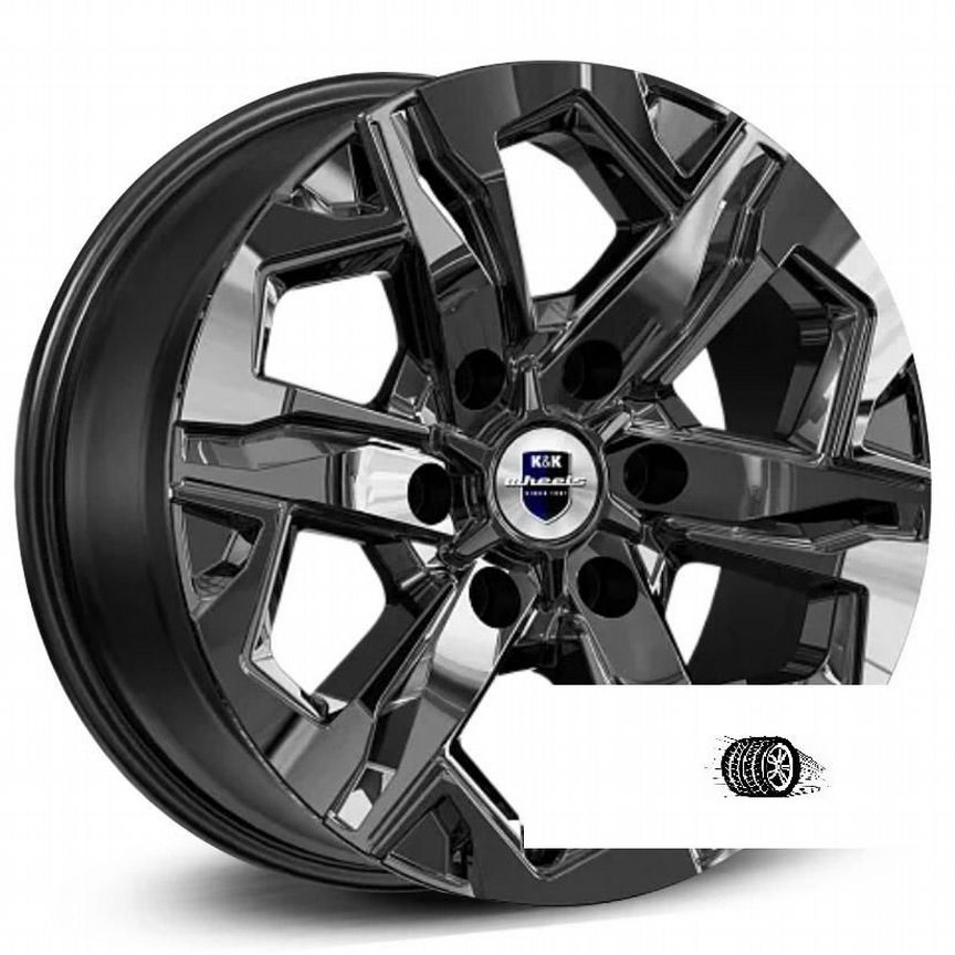 Литые диски K&K 7.5×R17 6×114.3