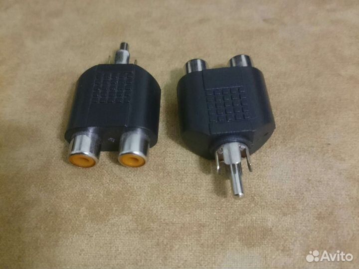 Переходник Jack 3.5 мм вилка — 2хrca (стерео)