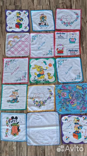 Носовые платочки винтажные времён СССР