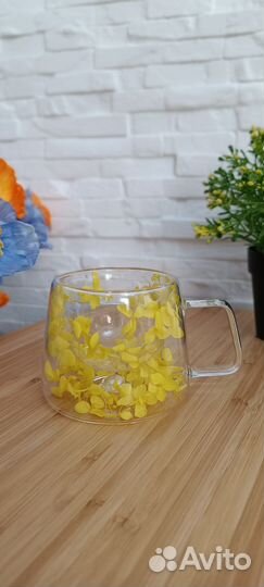 Кружки сухоцветами