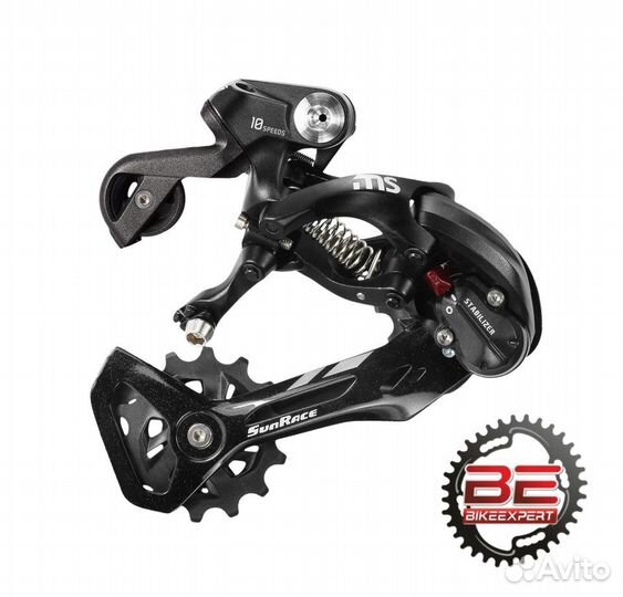 Задний переключатель скоростей SunRace MS10 10 ск