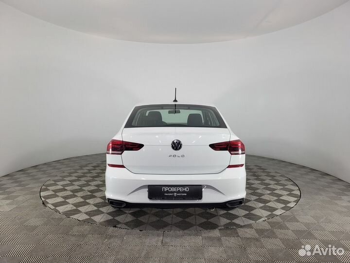 Volkswagen Polo 1.6 AT, 2020, 125 065 км