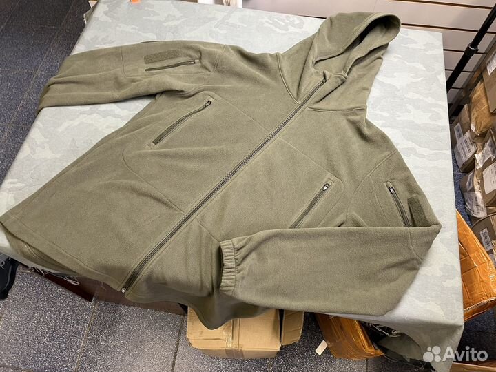 Куртка тактическая флисовая хаки
