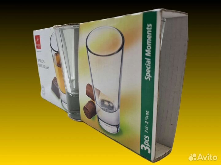 П.4243 Бокалы Bormioli Ypsilon. Набор 3 шт. 7cl