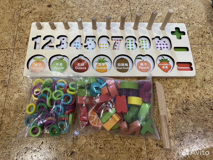 Развивающие игрушки из дерева