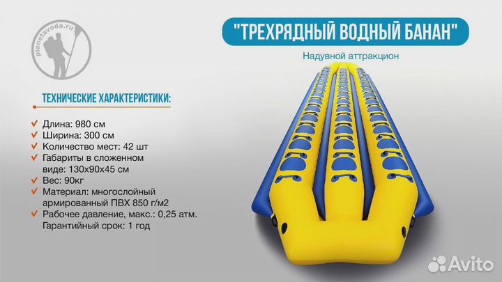 Надувной банан