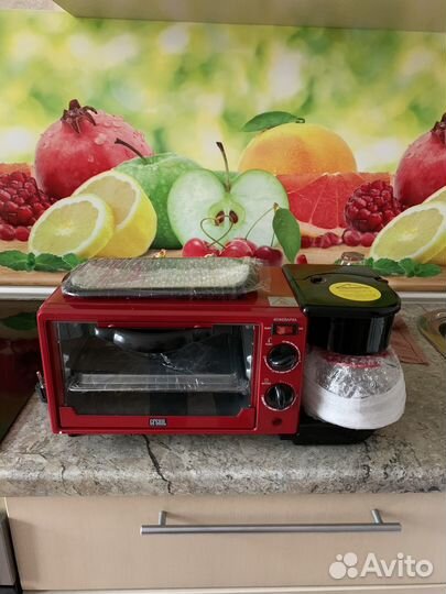 Мини печь 3 в 1