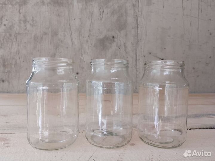 Банки стеклянные с резьбо; 3лит; 1,8; 0,9;0,7;0,5