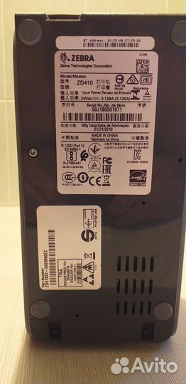 Термопринтер этикеток zebra ZD41022