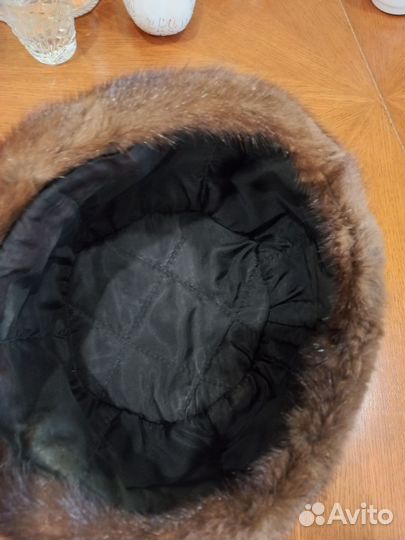 Шапка норковая женская