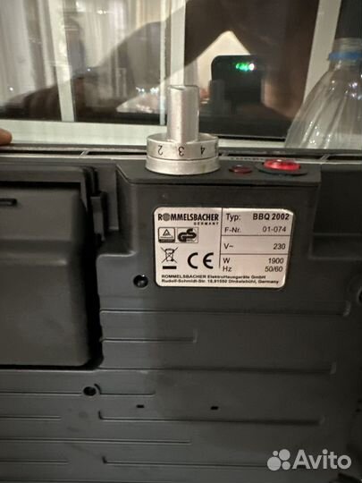 Электрогриль Rommelsbacher bbq 2002