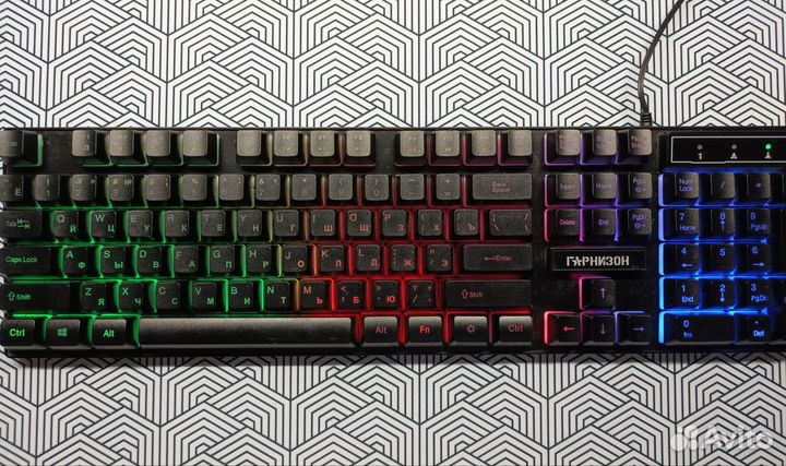 Мембранная клавиатура с подсветкой