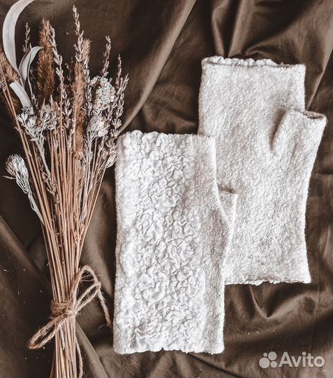 Перчатки митенки