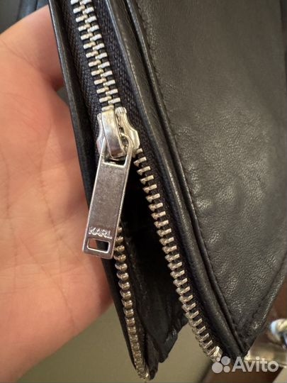 Кожаная куртка karl lagerfeld оригинал