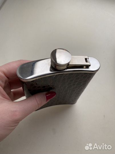 Фляга (фляжка) под кожу крокодила