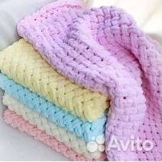 Плед детский плюшевый