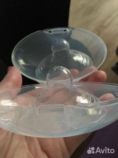 Защитные накладки для сосков и бутылочка