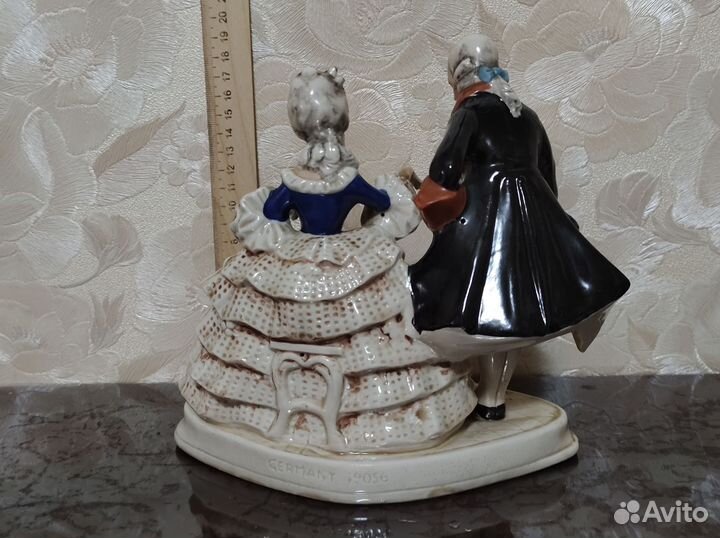 Статуэтка Кавалер с дамой пара Графенталь