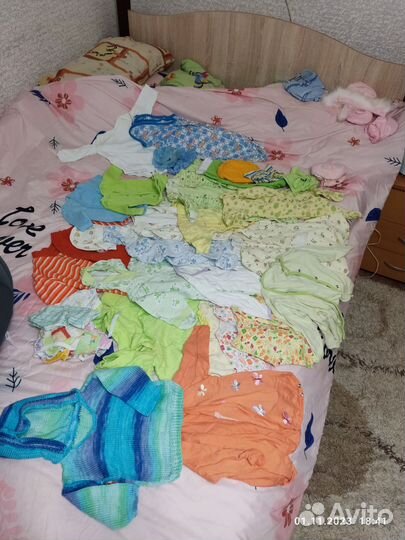 Одежда для девочки пакетом 0-3 месяца