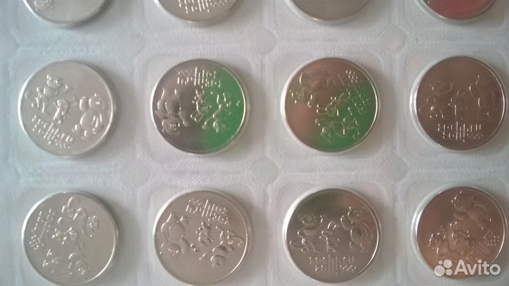 Монеты Cочи 2014 и чм 2018