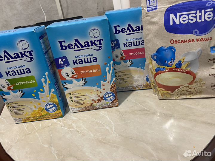 Детские каши молочные