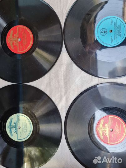 Грампластинки СССР 78об/мин