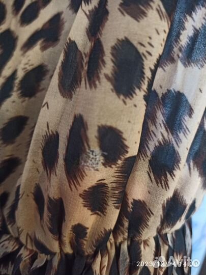 Леопардовое платье