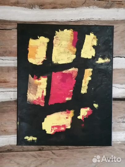 Картина маслом на холсте, абстракция