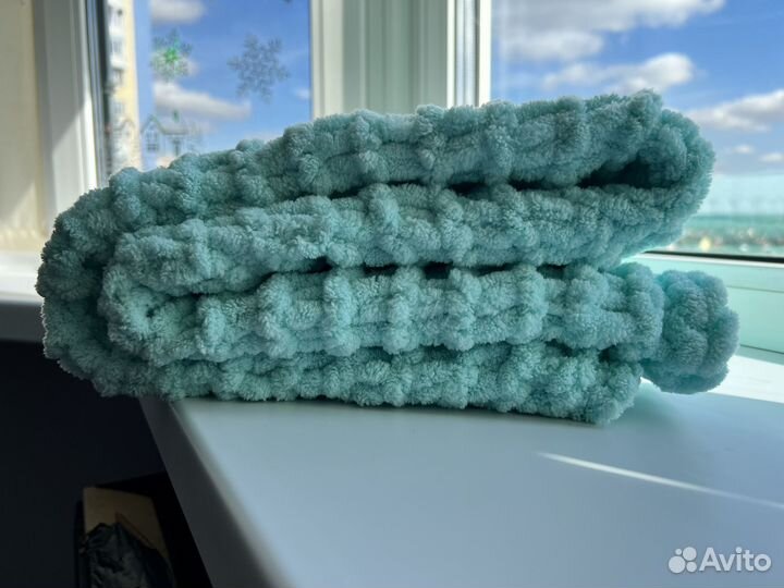 Вязанный плед детский