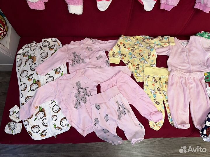 Вещи пакетом для девочки 50-68