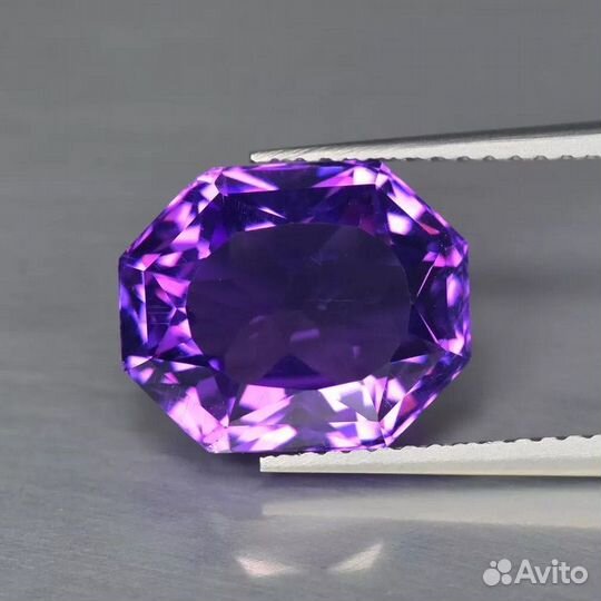 Аметист натуральный 5,48Ct 12х10мм VVS Бразилия