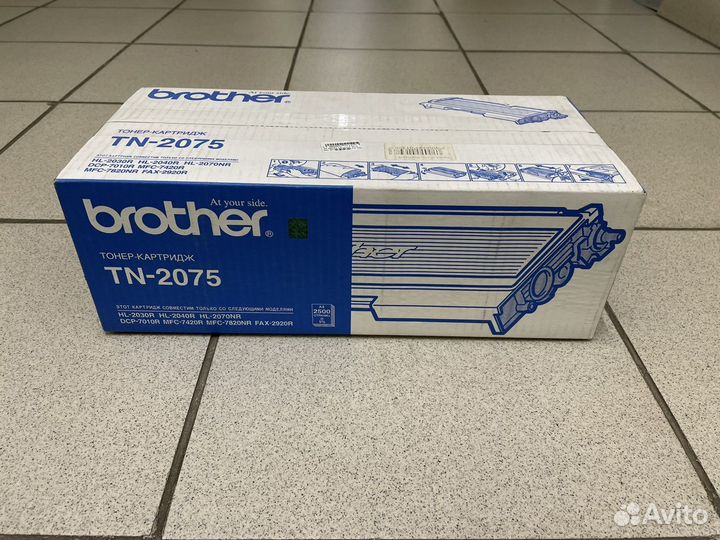 Тонер-картридж Brother TN-2075 (оригинальный)
